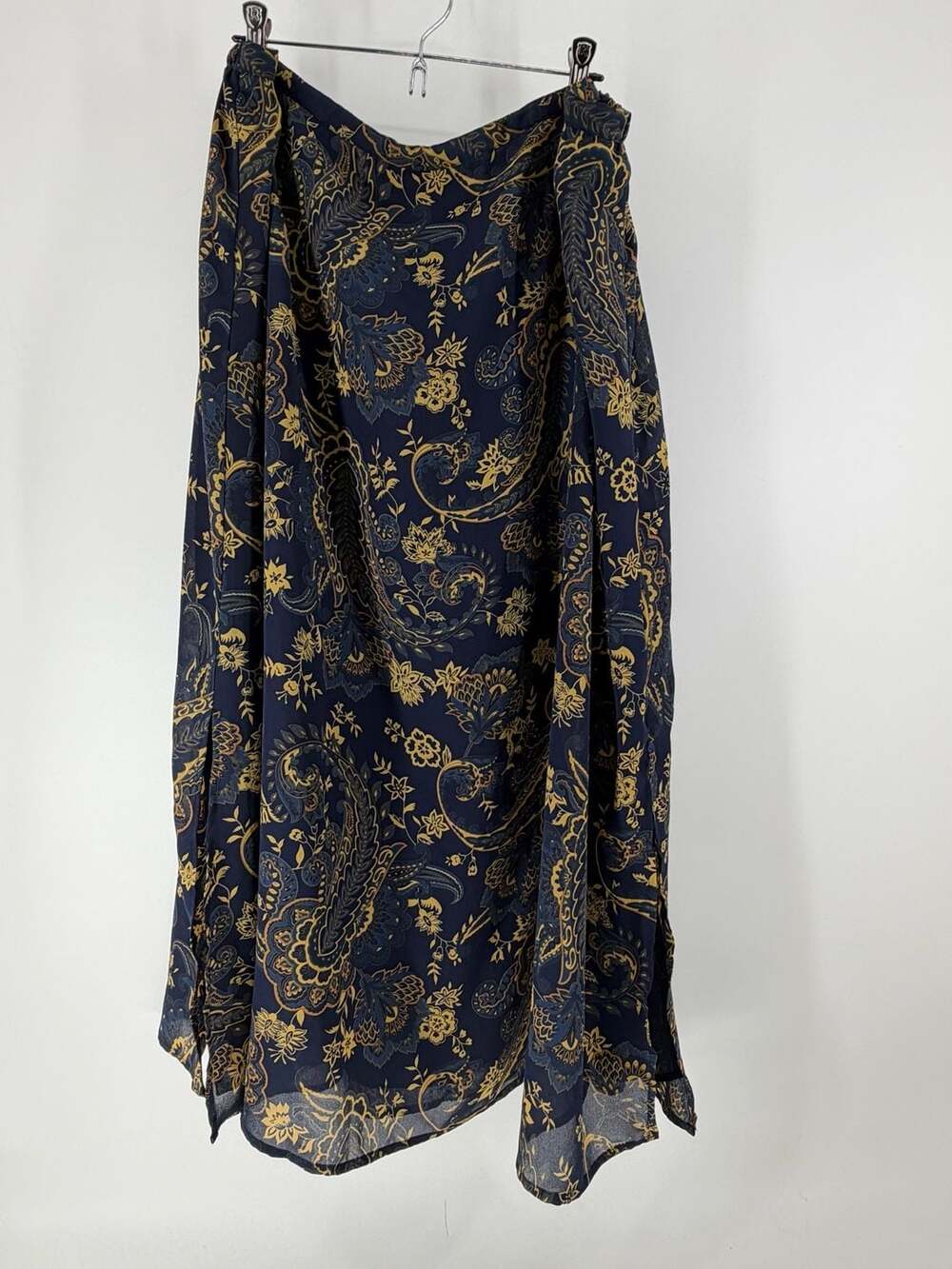 Lane Bryant Designs & Co 26/28 3X Y2K Paisley Maxi Skirt Boho Whimsygoth